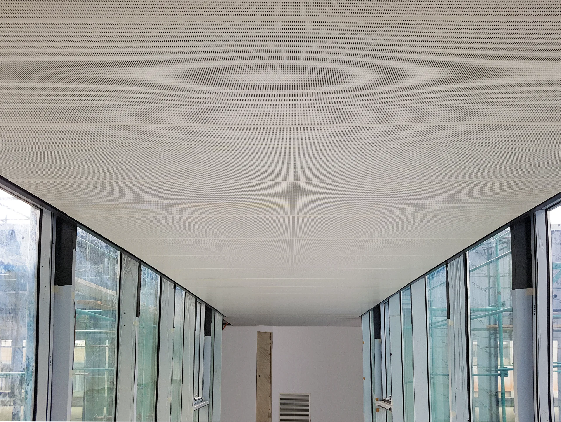 Plastering works in progress